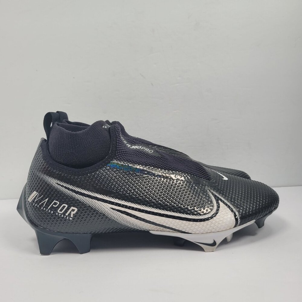 Nike Vapor Edge Pro 360 Men's Black Football Cleats AO8277-001 US Size 8 - Picture 1 of 8